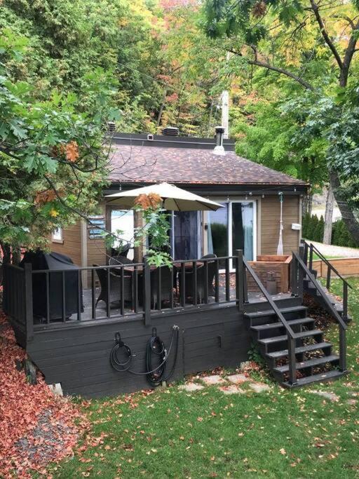 Om Chalet 2 Avec Spa Et Foyer Borde Du Fleuve St-Pierre-de-l'Île-d'Orléans Bagian luar foto